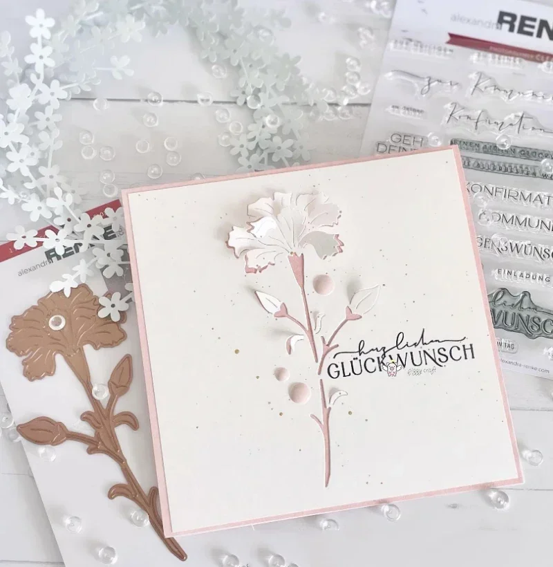 

Piggy Craft metal cutting dies cut die mold Flowers background Scrapbook paper craft knife mould blade punch stencils dies