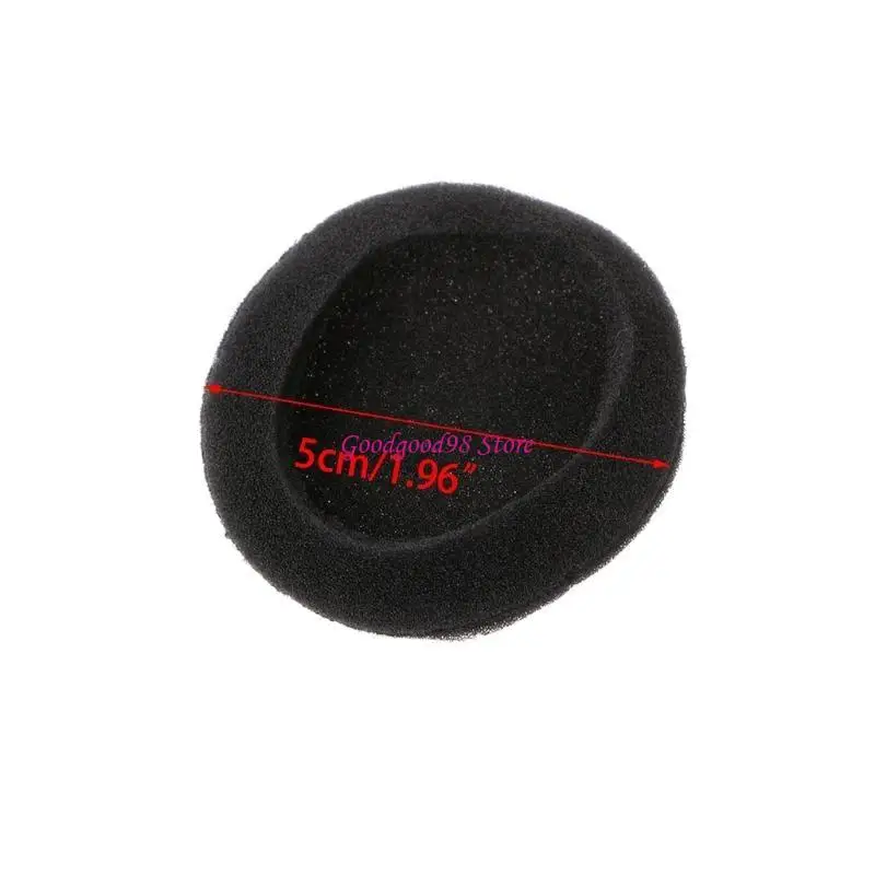 

10 Pieces Soft Ear Pads Foam Cushions Headphone Pad Sponge Comfortable to Wear Headset Replacement Headphone Sleeve W8EC