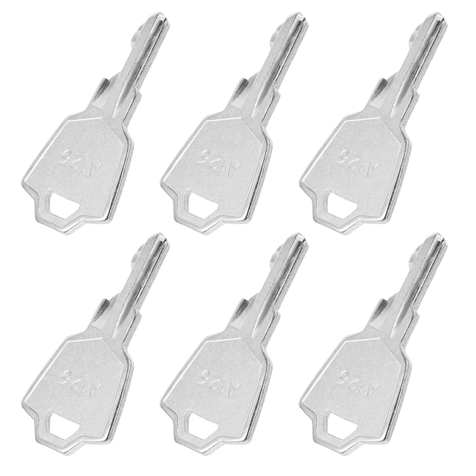 

6pcs Electrical Panel Lock Key Switches for Selector Operator Interface Security Replacement Durability Efficiency High Security