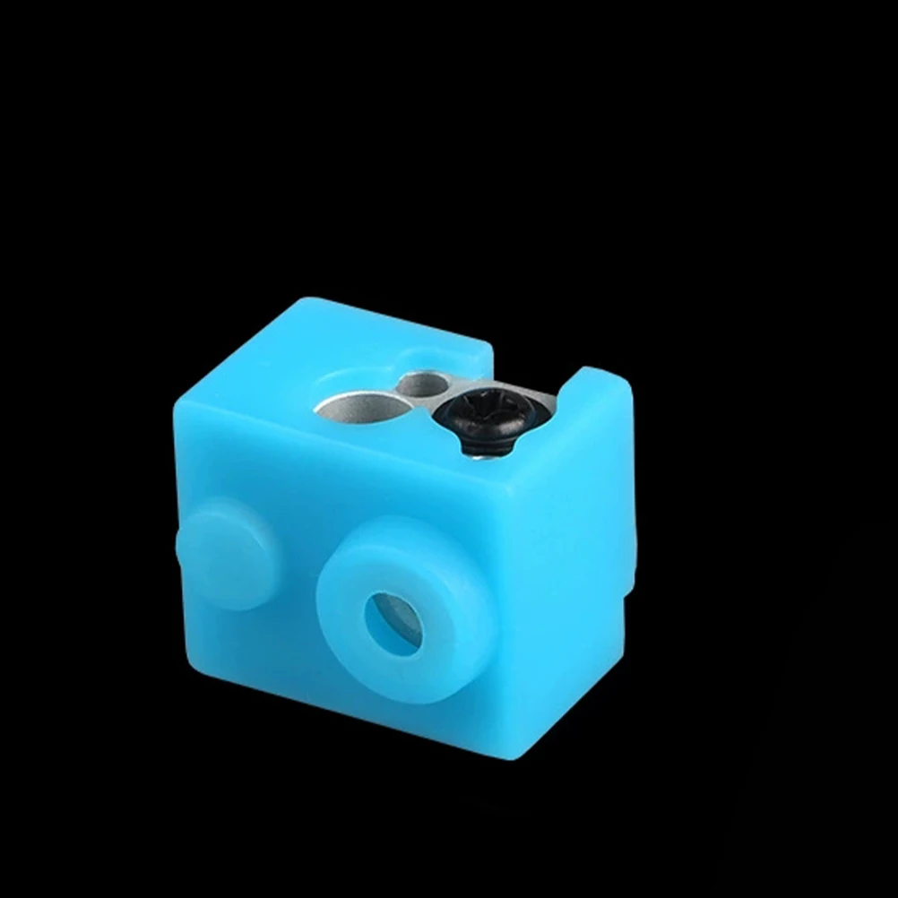 

6 Pcs Component Heat Block Aluminum Silicone Cover Heater Covers Silica Gel 3d Printer Supplies