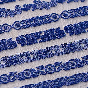 Selbstklebende des Nagels, Retro-Stil, Blume, Drache, Phönix, Blume, Kunst, Dekoration, Abziehbilder, Vorräte, DIY, DIY, 1 Teil, 5d 10 Hauptverkaufs Vinyl Phoenix - №6