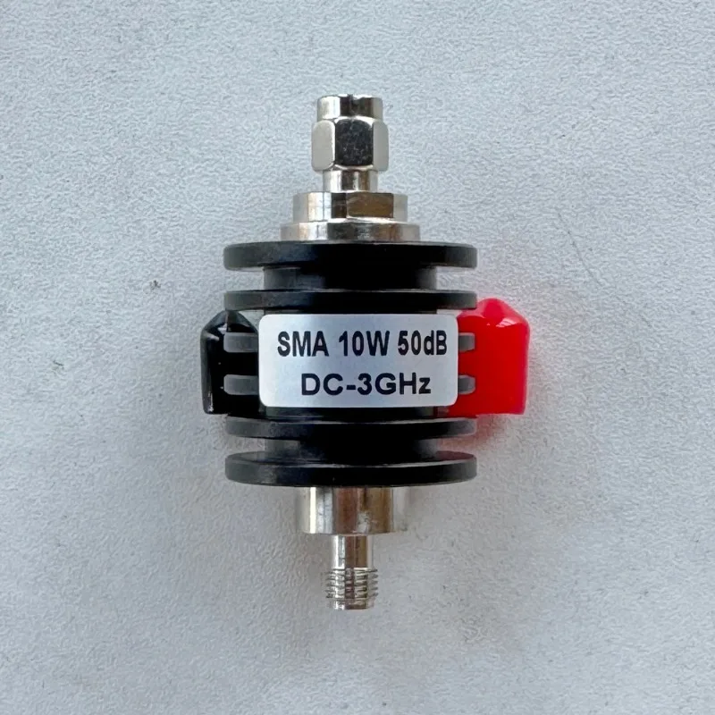 10W 50dB SMA-JK 3GHz coaxial attenuator for measuring walkie-talkie handset power