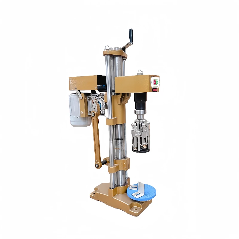 

Aluminum cover thread automatic small sealing and locking machine