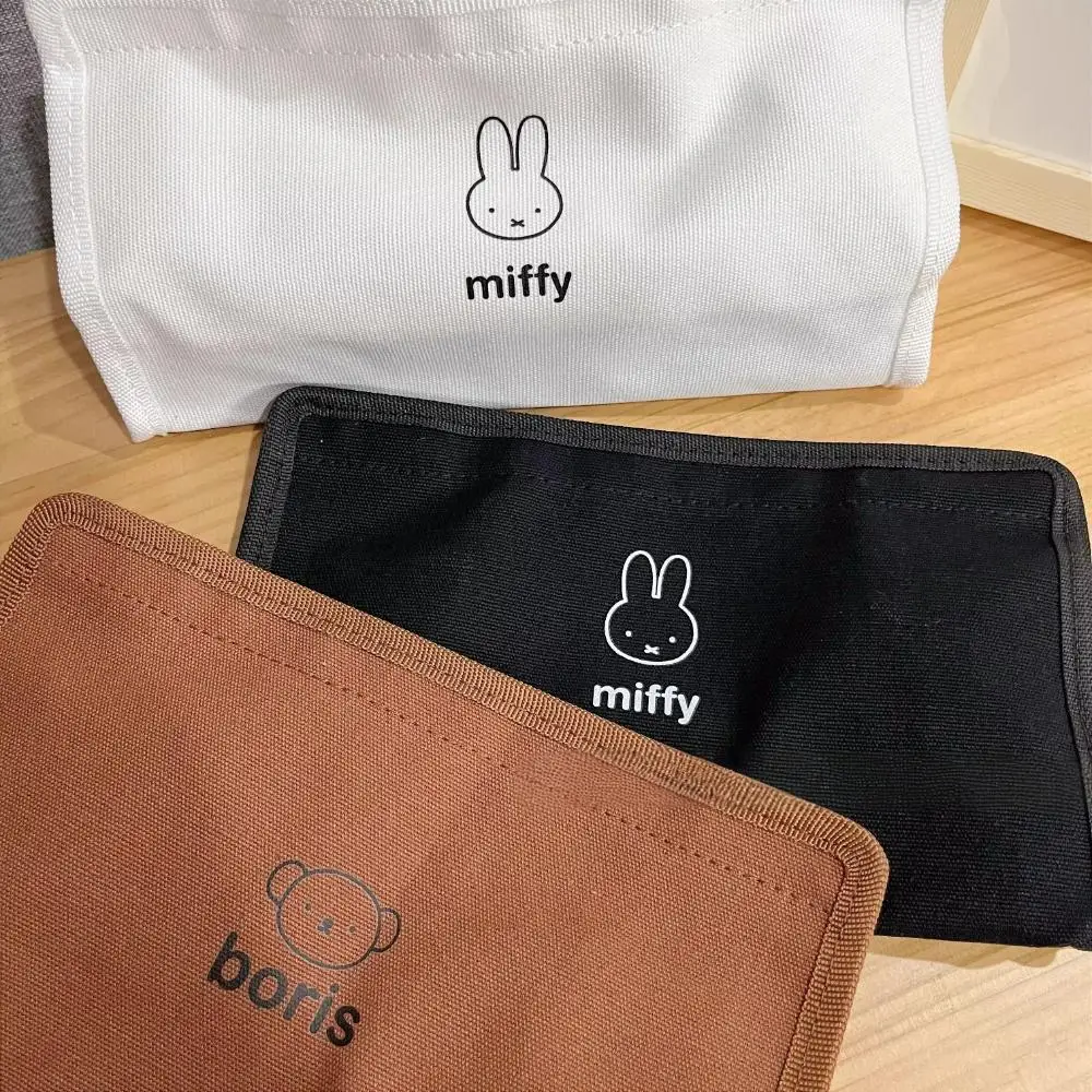 

Kawaii Miffy Tissue Box Cartoon Miffy Rabbit Embroidered Tissue Cover Home Desktop Storage Hanging Car Mounted Paper Box