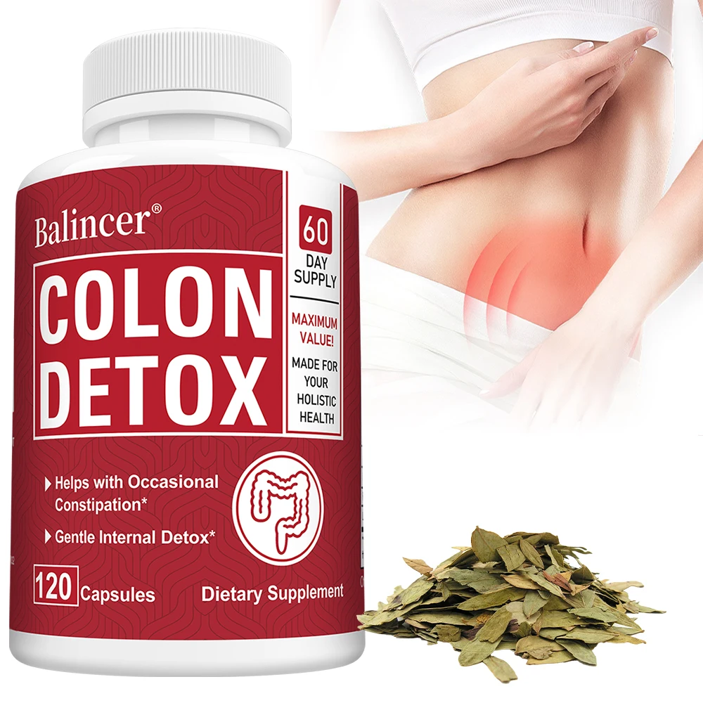 

Super Colon Cleansing, Natural Detoxification, Gentle Intestinal Cleansing with Senna Leaf Powder and Psyllium Husk Powder