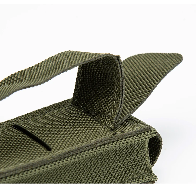Nylon 9mm Magazintasche 1000D Lasergeschnitten Leichtgewicht Einzelne Molle Taktische EDC-Taschen Rucksack Weste Jagdzubehör – Detail 19