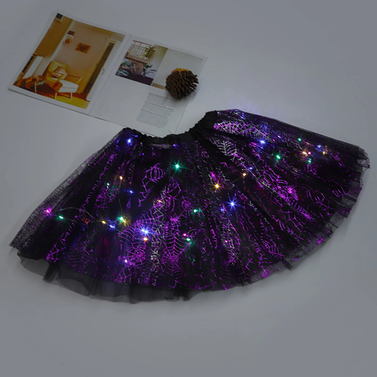 

Princess Halloween Girl Led Tutu Skirt Light Up Tutu For Little Girls Dancing Tulle Tutus Ballet Kids Skirts Tutus De NiñAs