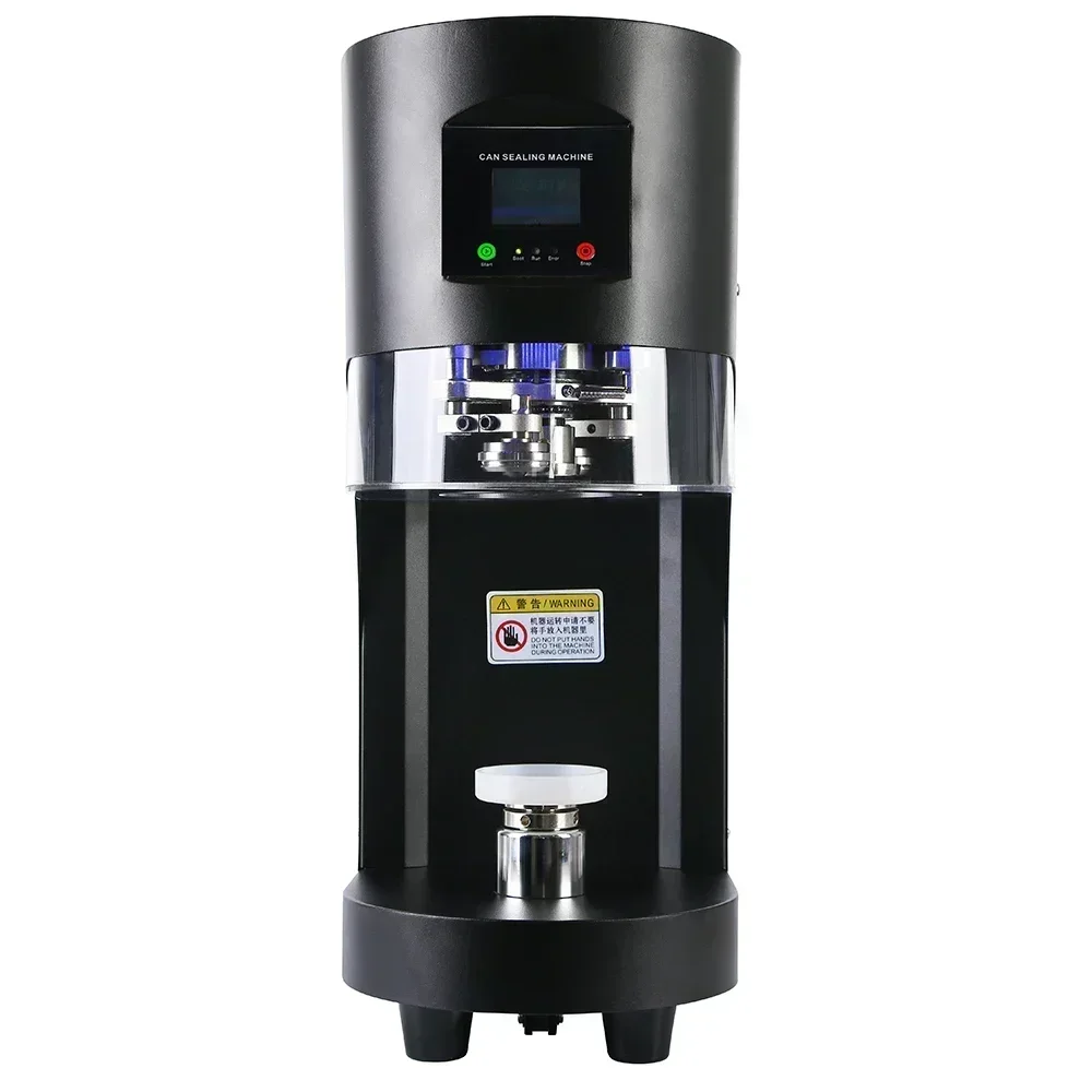 

Semi- Automatic Pop Cans DRINKING BOTTLES Sealed Machine Tin Can Sealer with cup holder For Bubble Tea Saop Business Hot sales