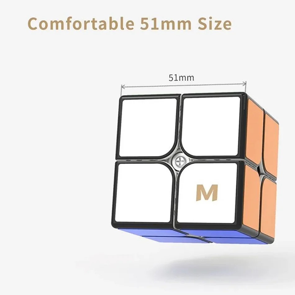 Yongjun New MGC Elite 2X2 Профессиональный куб Развивающие игрушки Скорость Магнитный магический куб-головоломка для детей
