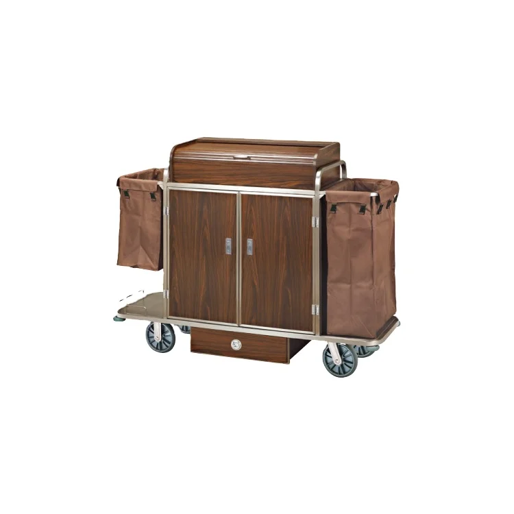 Cheap High Quality Hotel Linen Laundry Trolley Housekeeping Cart