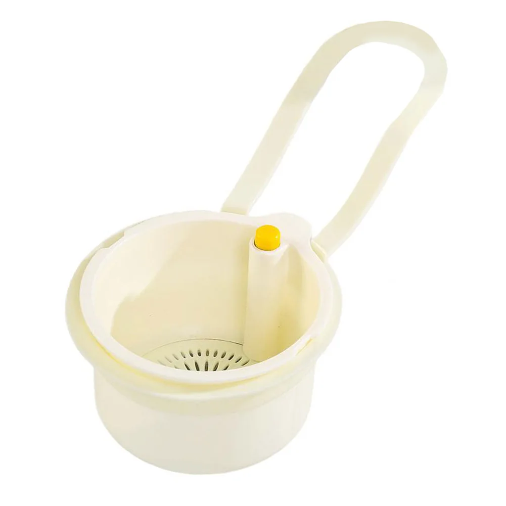 Hanging Kitchen Sink Strainer Basket for Food Waste Separation and Fruit Cleaning ABS Material Space Saving Design