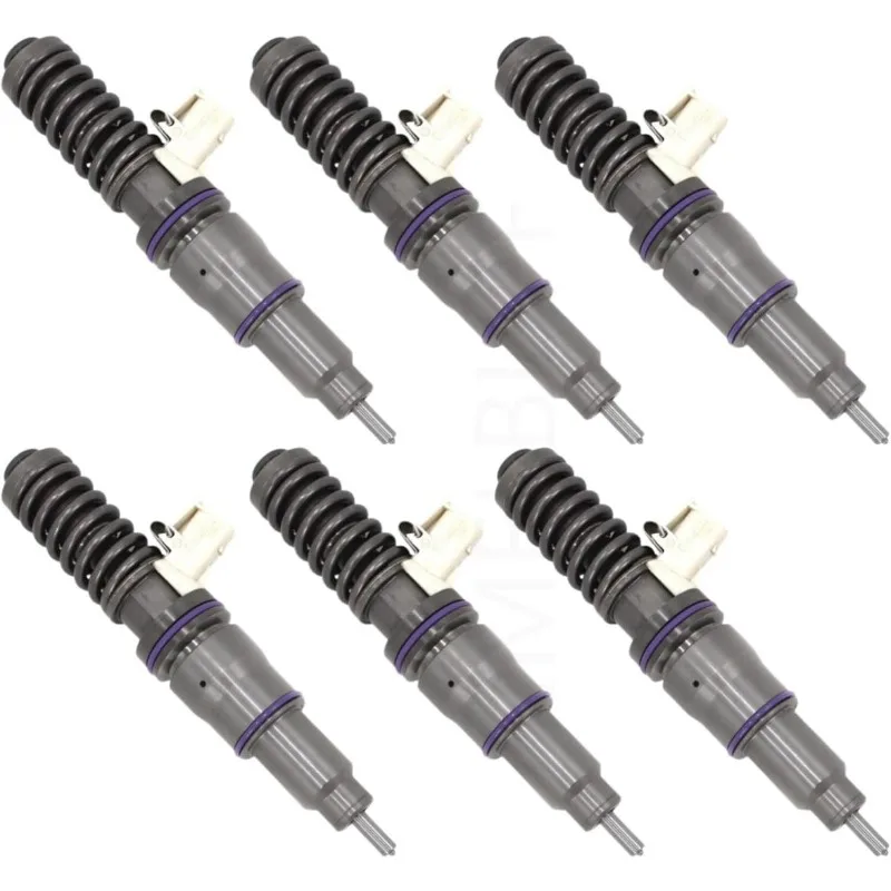 

6-Pack Diesel Fuel Injector 20847327 3801403 BEBE4D03201 for Volvo D12 Engine EC360B EC460B L180E Penta Excavator Loader Trucks
