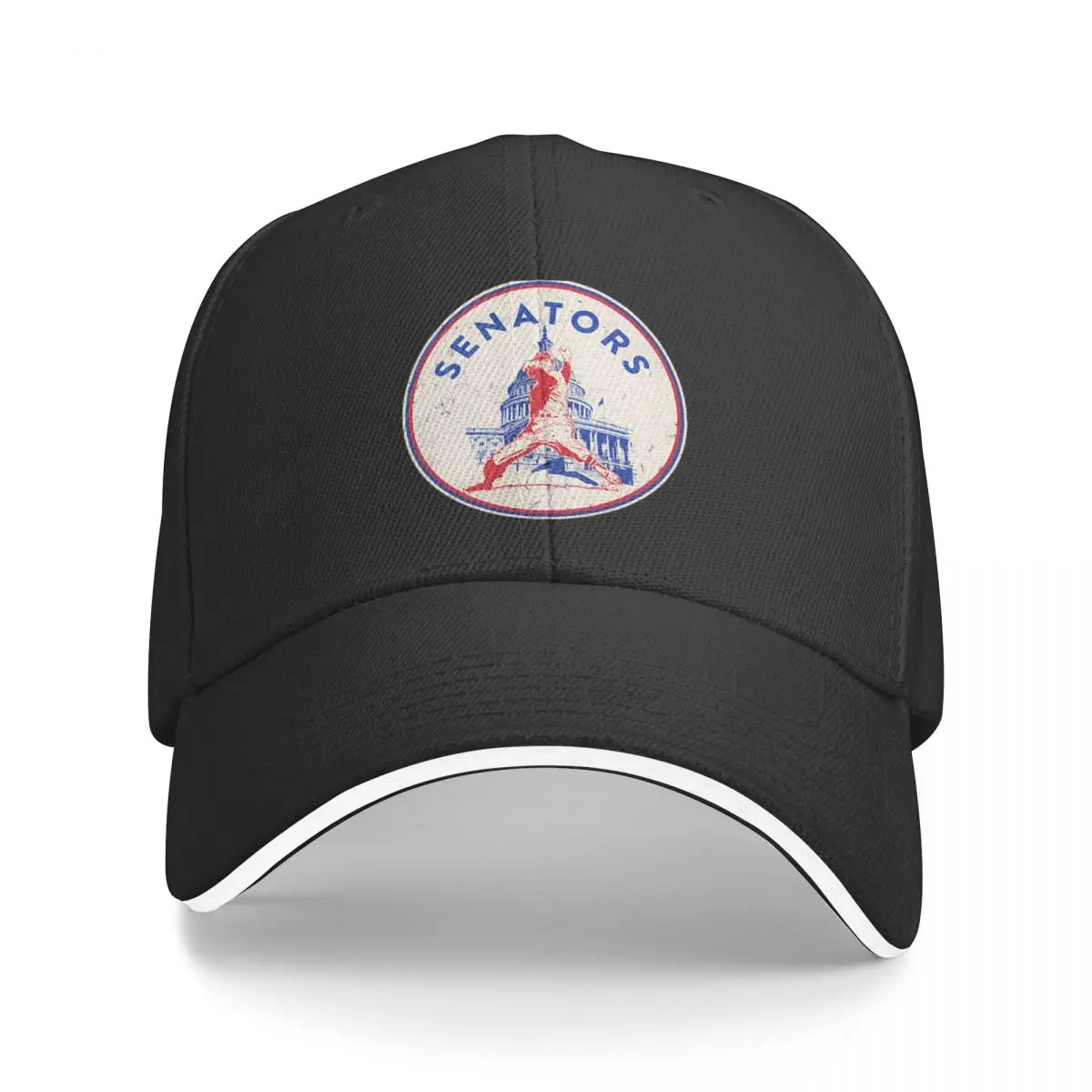 Vintage Washington Senators Logo (Distressed version) Baseball Cap Christmas Hat Thermal Visor Luxury Cap Caps For Men Women's