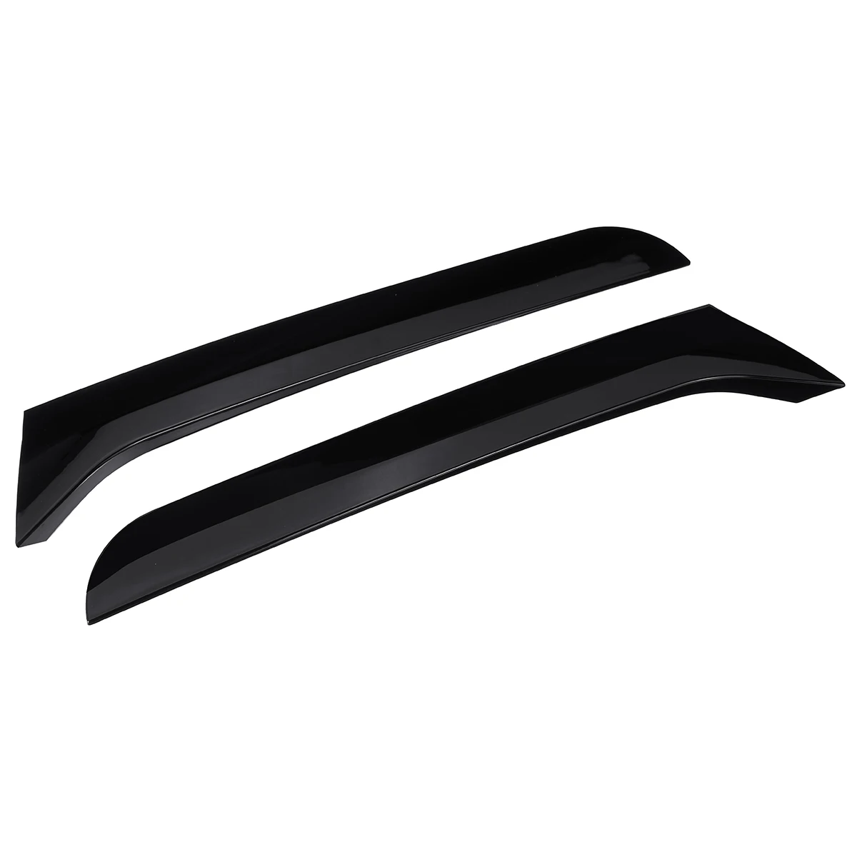 2PCS Rear Window Deflector Splitter Cover Side Canards Wing Spoiler Sticker For Volkswagen VW Sharan 2011 - 2020 Car Accessories