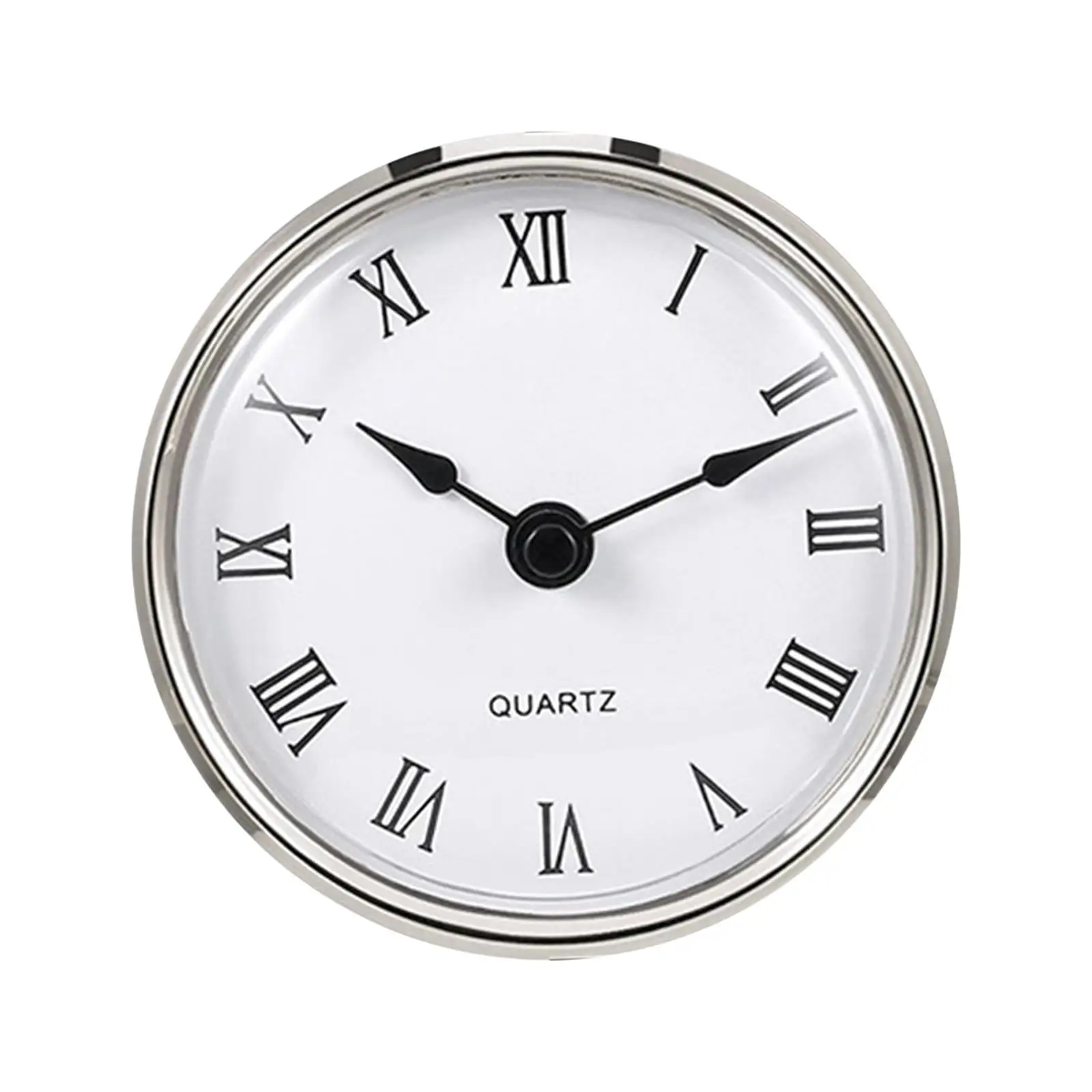 Clock Fit Battery Operated Movement Insert Second Silver Modern Emivery Adults 80mm Clock Clock for Repairing Home
