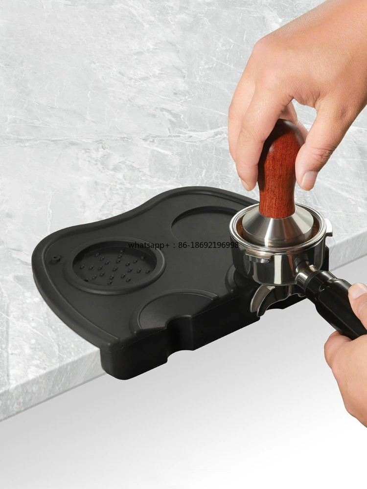 Coffee Pressing Powder Pad Bar Table Mat Coffee Machine Cloth Powder Mat Powder Hammer Non-slip Silicone Pad Coffee Utensils