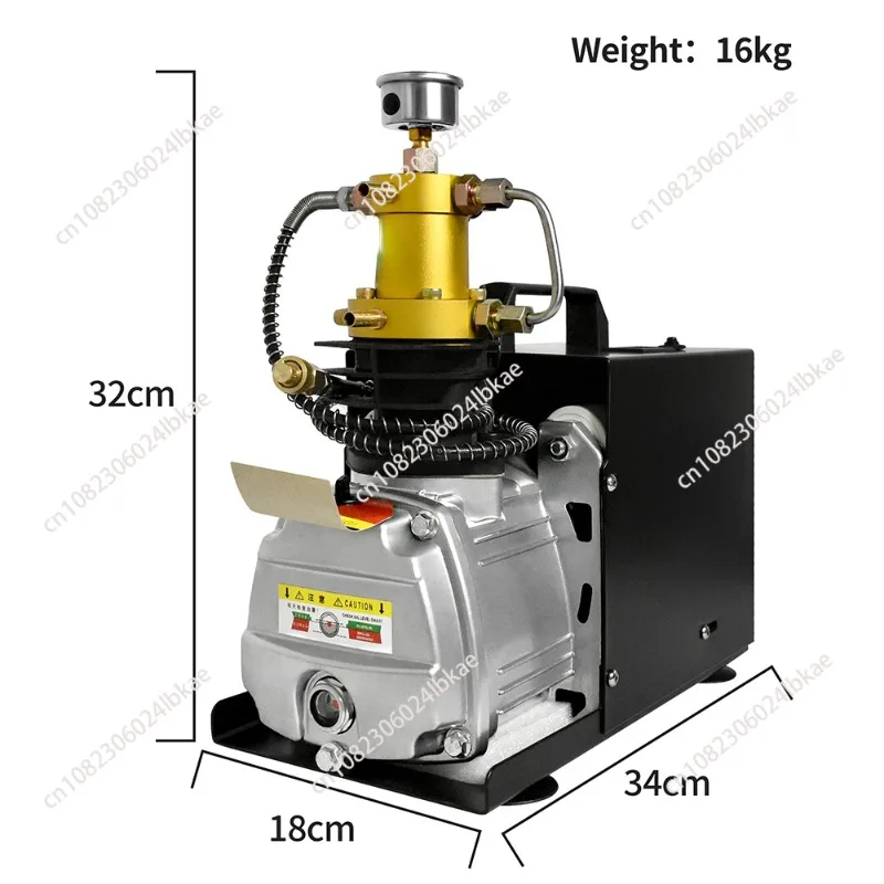 TXES031 4500Psi 300Bar PCP Air Compressor Electric High Pressure Air Compressor for Scuba Diving Tank PCP Rifle 220V/110V