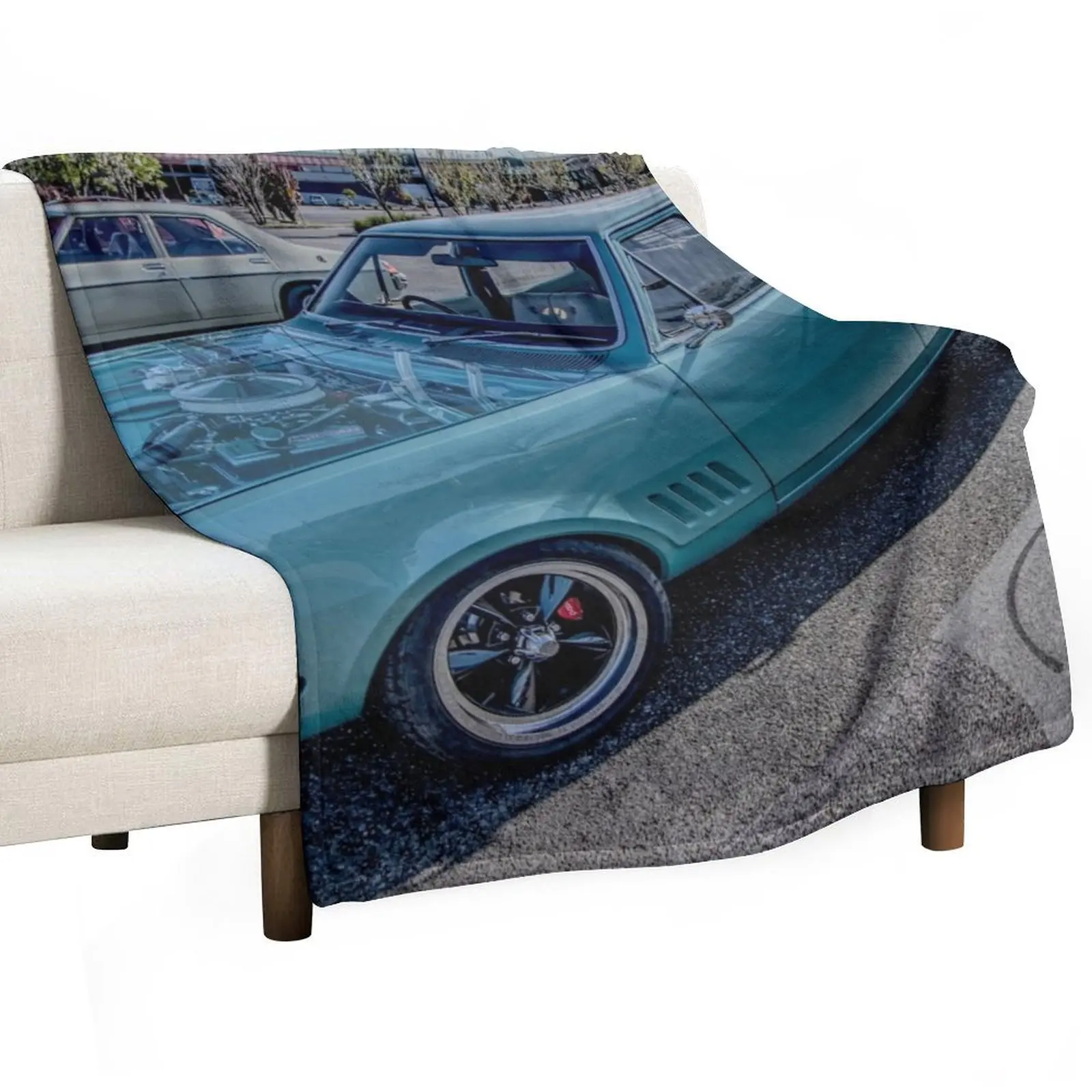 Misted Holden Brougham in teal Throw Blanket Plaid on the sofa Cute Plaid Picnic bed plaid Soft Plush Beautifuls Blankets