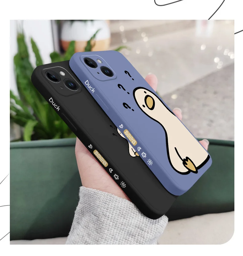 What A Duck Handyhülle für iPhone 17 17 Air 16 16e 15 14 13 12 11 Plus Pro Max Mini X XR XS Plus Cover – Detail 5