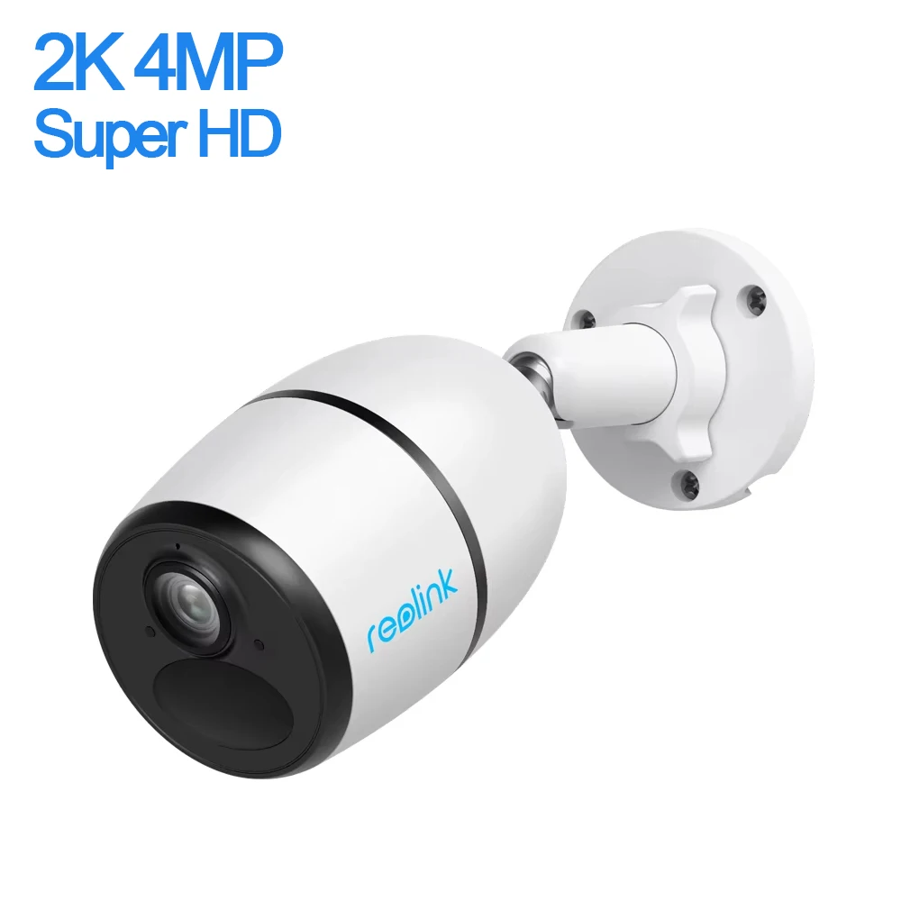 REOLINK 4MP 2K 4G LTE Wireless Rechargeable Battery & Solar Powered Outdoor IP Security Camera Network Surveillance Camera