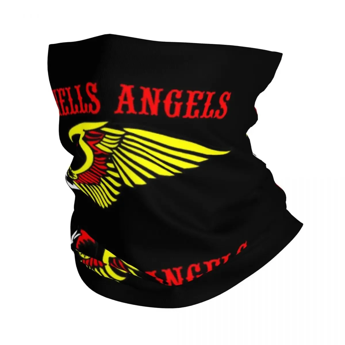 Hells Angels Logo 5 Bandana Neck Cover Printed Wrap Mask Scarf Multifunction FaceMask Running Unisex Adult Washable