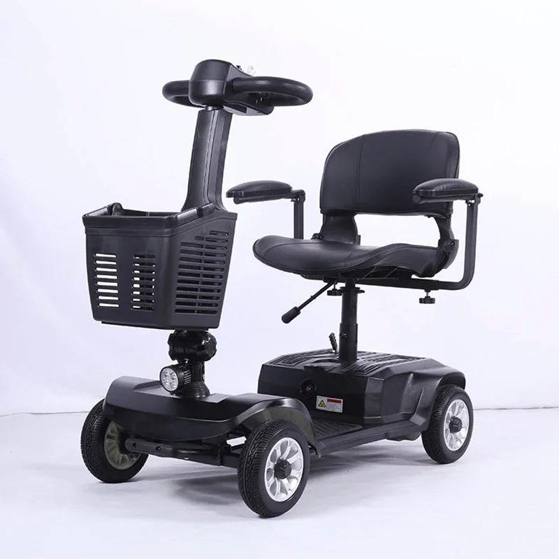 Factory Price Dragon DW-02 Foldable Lightweight Aluminum Alloy 4 Wheel Mobility Scooter 250W Motor 150kg Capacity Handicapped