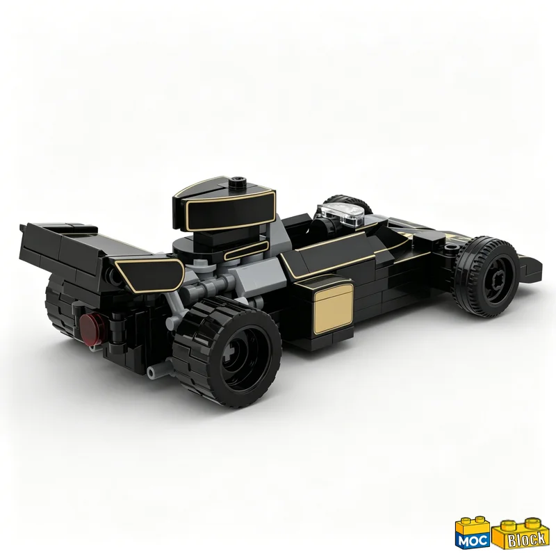 169Pcs Customizeize Series F1 Lotus 72D Building Blocks Diy Educational Assembly Toy Speedy Sports Car Display Collection Gift view 4