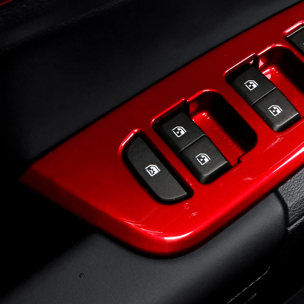 4 قطعة نافذة السيارة زر التحكم لوحة الكسوة مقبض الباب شريط زخرفي لكيا سبورتاج NQ5 2023-2025 الملحقات الداخلية #5