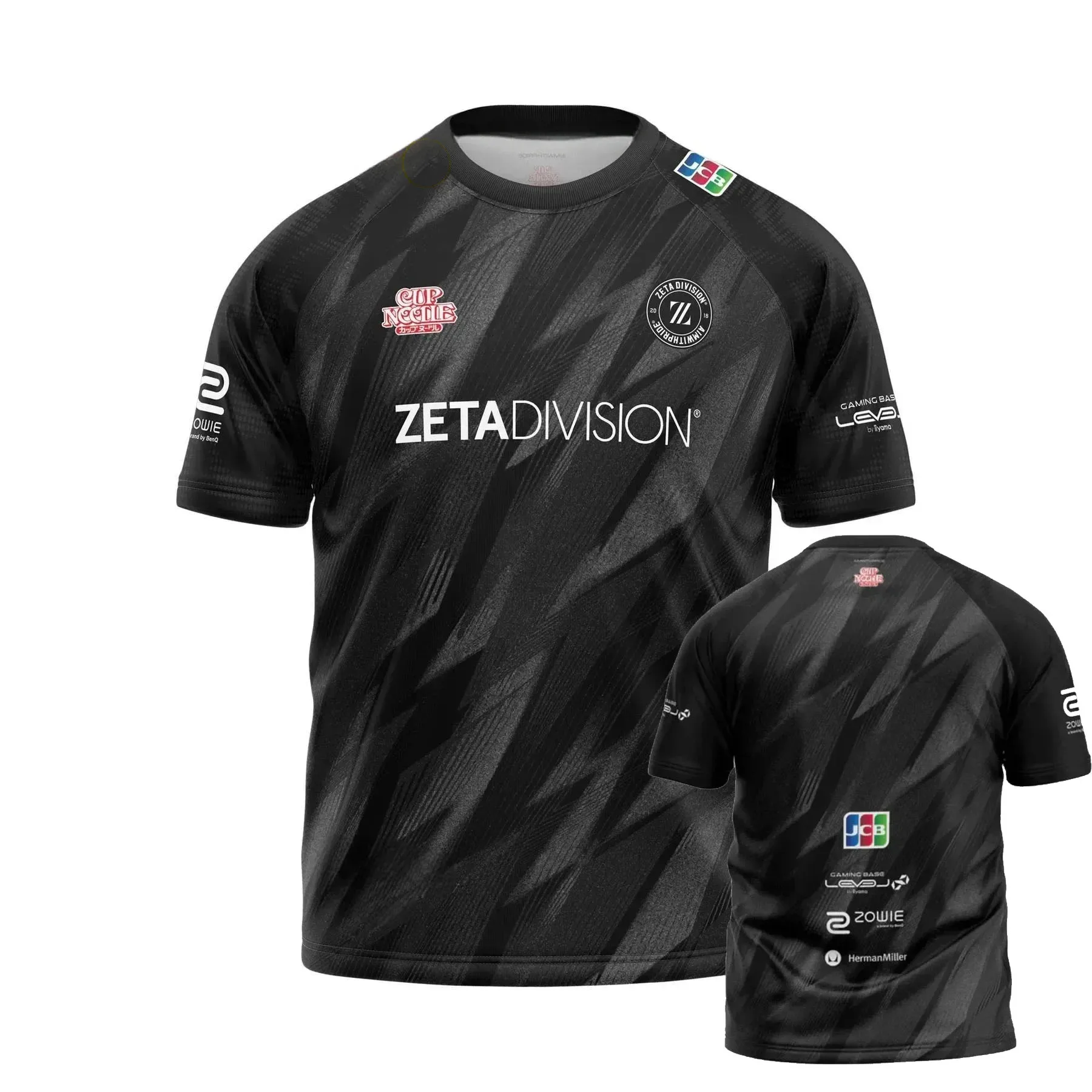 E-sports Zeta Division Team jersey Identity V Short-sleeved Tshirt Men Women Summer Top Oversized Quick-Drying cloths Casual Tee