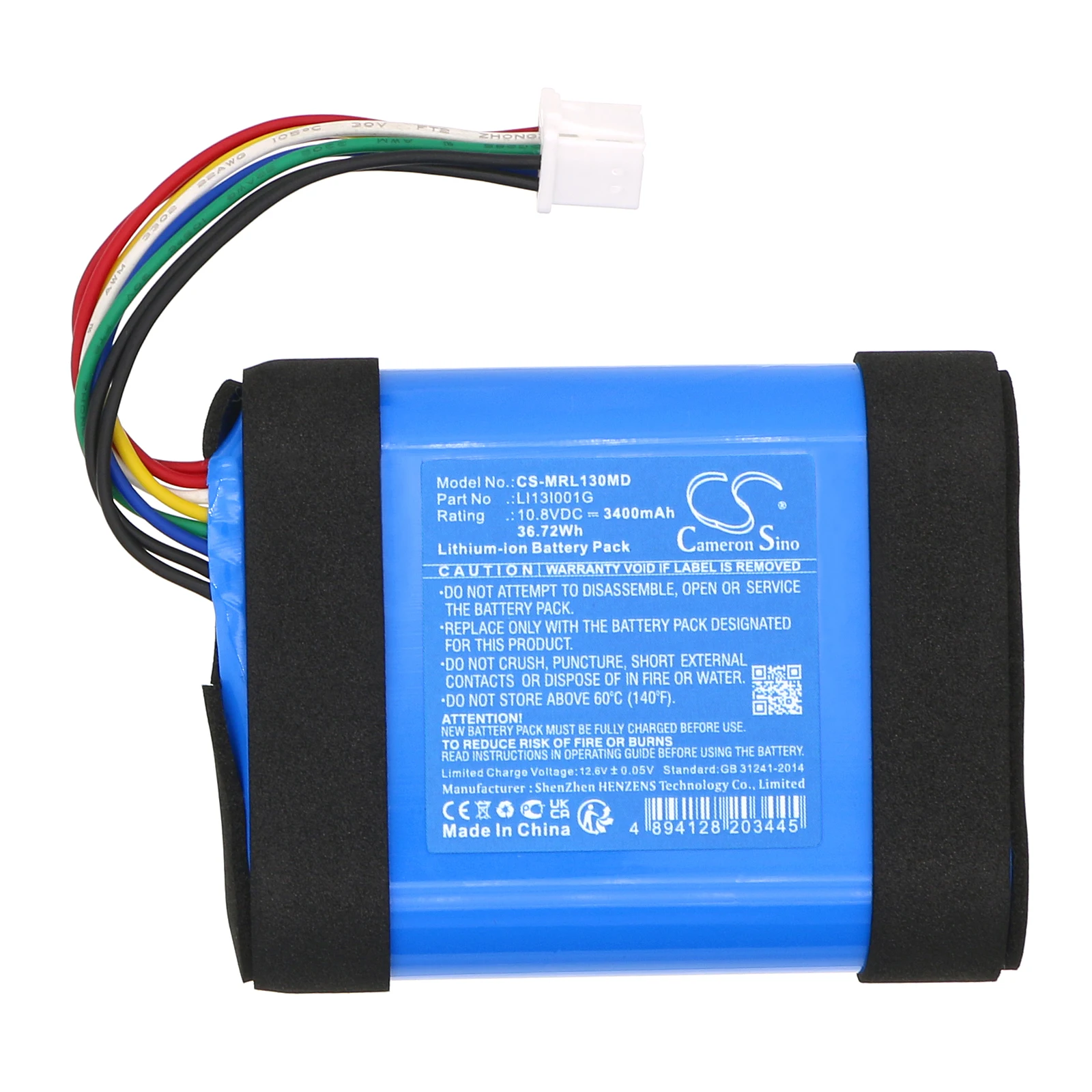 Bateria de substituição CS para Mindray LI13I001G LI13I001G 3400mAh / 36.72Wh
