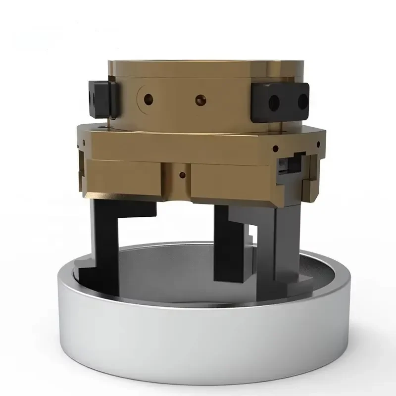 3-Finger Centric Pneumatic Gripper Pneumatic Air Gripper Cylinder for Machine PST-9500/30