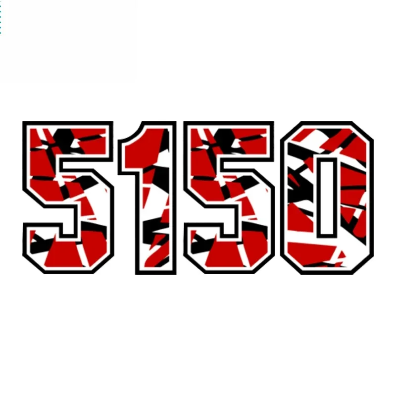 15cm 5150 Frankenstrat EVH Striped Guitar Sticker Stylish Decal for Car Rear Window Exterior Decor