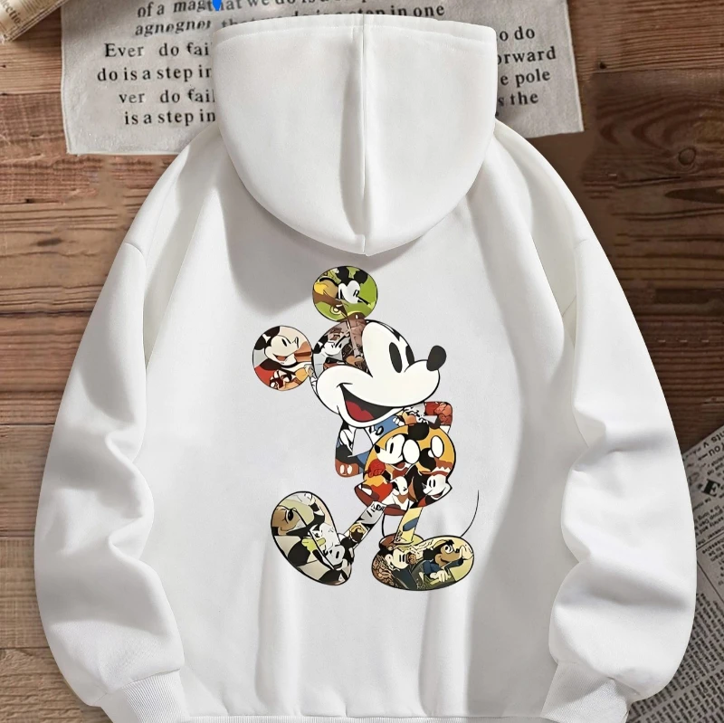 

Disney Official Women's Hoodie Pullover Casual Character Enthusiast Fan Merchandise Cartoon Print