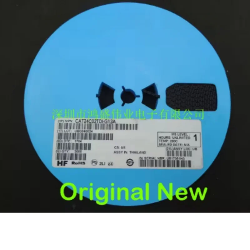 50PCS CAT24C02TDI‑GT3A CAT24C16TDI‑GT3 TSOT‑23‑5 SMD I2C Serial EEPROM Memory IC Non‑Volatile Storage Electronic Components