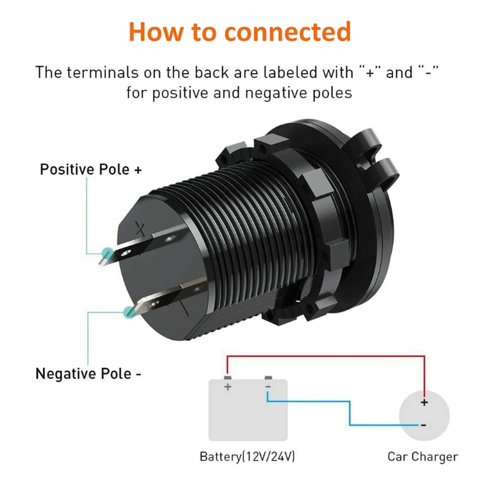 QC3.0 Quick Charge Socket Car Dual USB 12V-24V-Cigarette-Lighter With Swith Touch Switch For Phone Ipad Charge Top-Rated