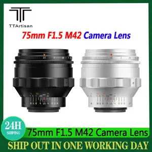 TTArtisan 75mm F1.5 M42 M4/2 MF Camera Lens Full Frame TTArtisan 75mm F1.5 M42 M4/2 MF Camera Lens Full Frame