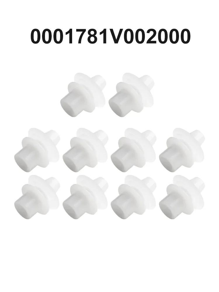 Bumper Clip Set Rear Bumper Mudguard Auto Maintenance Plastic Auto Fastener Clips OE Part Number Compatible Plastic Material