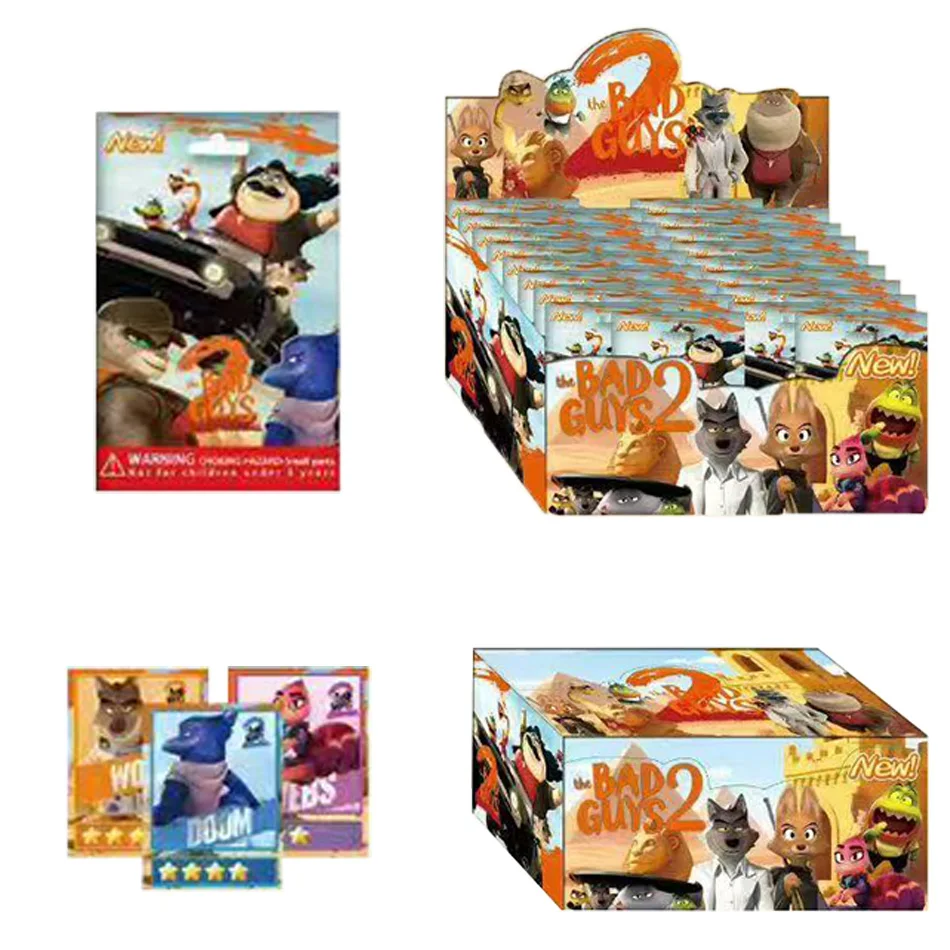 24개 세트 영화 나쁜 괴물들 액션 피규어 키체인 장난감 귀여운 늑대 피라냐 뱀 상어 타란툴라 애니메이션 인형 PVC 동물 장난감 선물