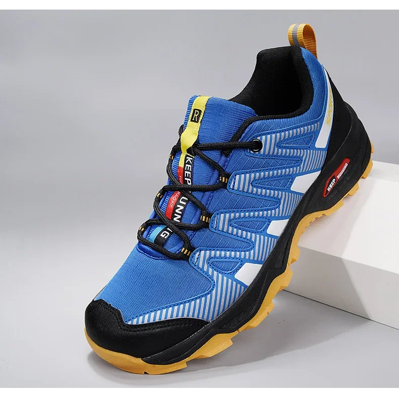 Unisex Neue Outdoor-Trekkingschuhe, Luxuriöse Designer-Freizeitschuhe, Rutschfeste Atmungsaktive Schnür-Wanderschuhe für Männer und Frauen, Komfortable Waldschuhe – Detail 26