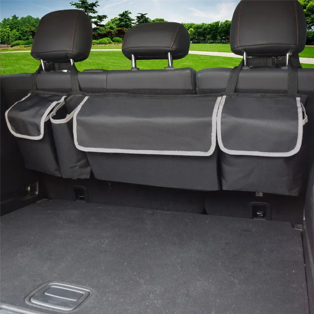 For Toyota Land Cruiser Prado FJ FJ100 FJ120 FJ150 Car Organizer Interior Seat Back Storage Bag Auto Stowing Tidying