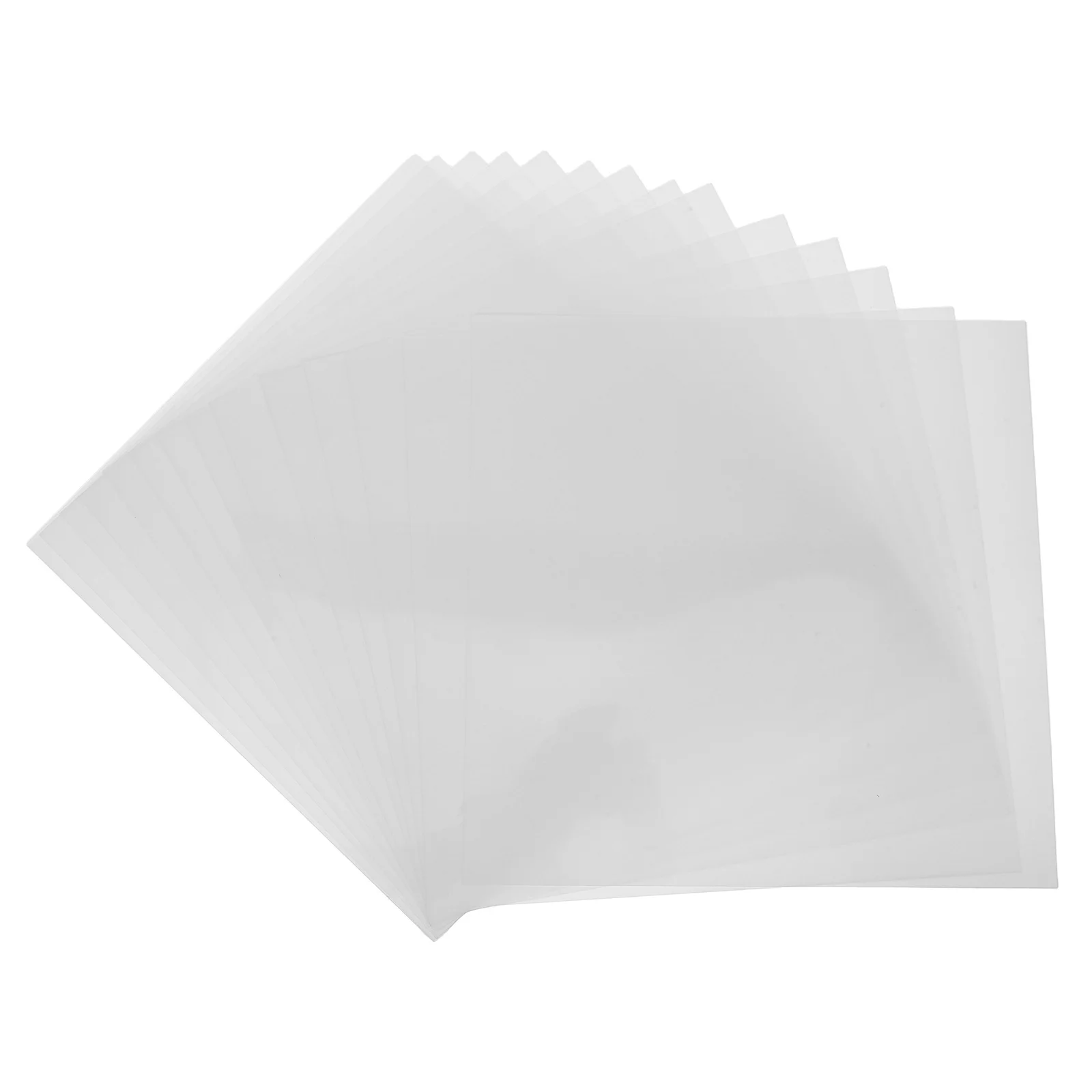 

15Pcs Polyester Film Blank Stencil Sheets Translucent Reusable Templates for DIY Craft Painting Cutting Quilting