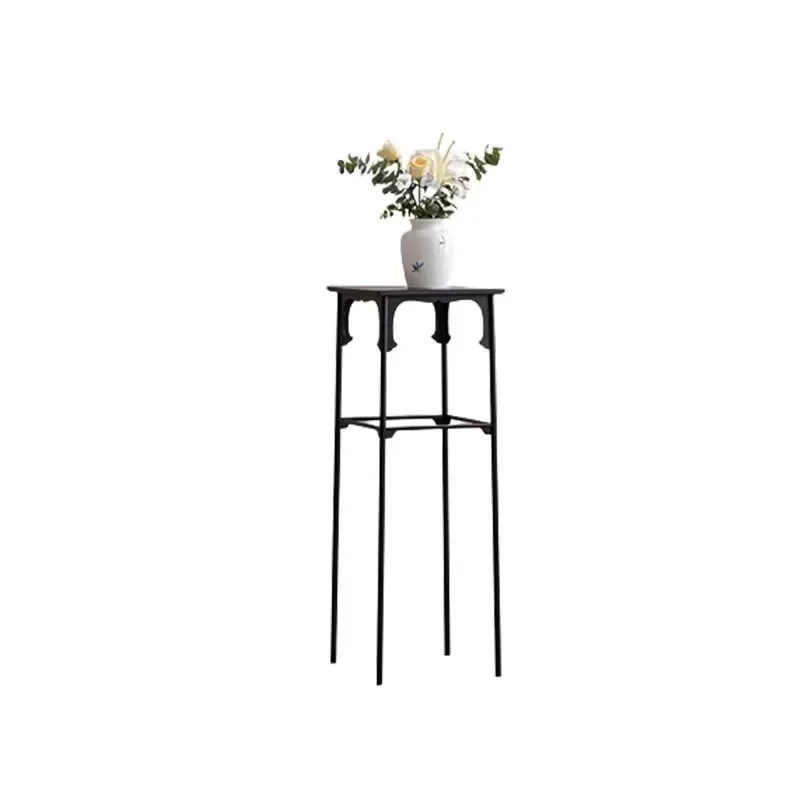 

Retro Song style wrought iron fragrant table floor flower rack New Chinese flower table side