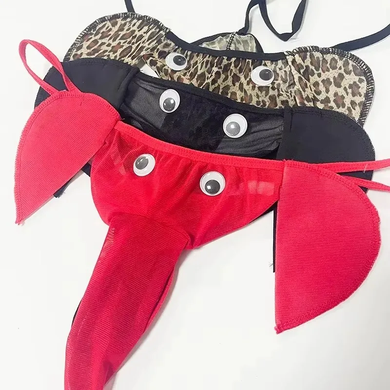 

Sexy Men's G String Stylish Elephant Bulge Pouch Men Thong Elastic Erotic Lingerie Tanga Hombre Gay Underwear Porno Dessous Men