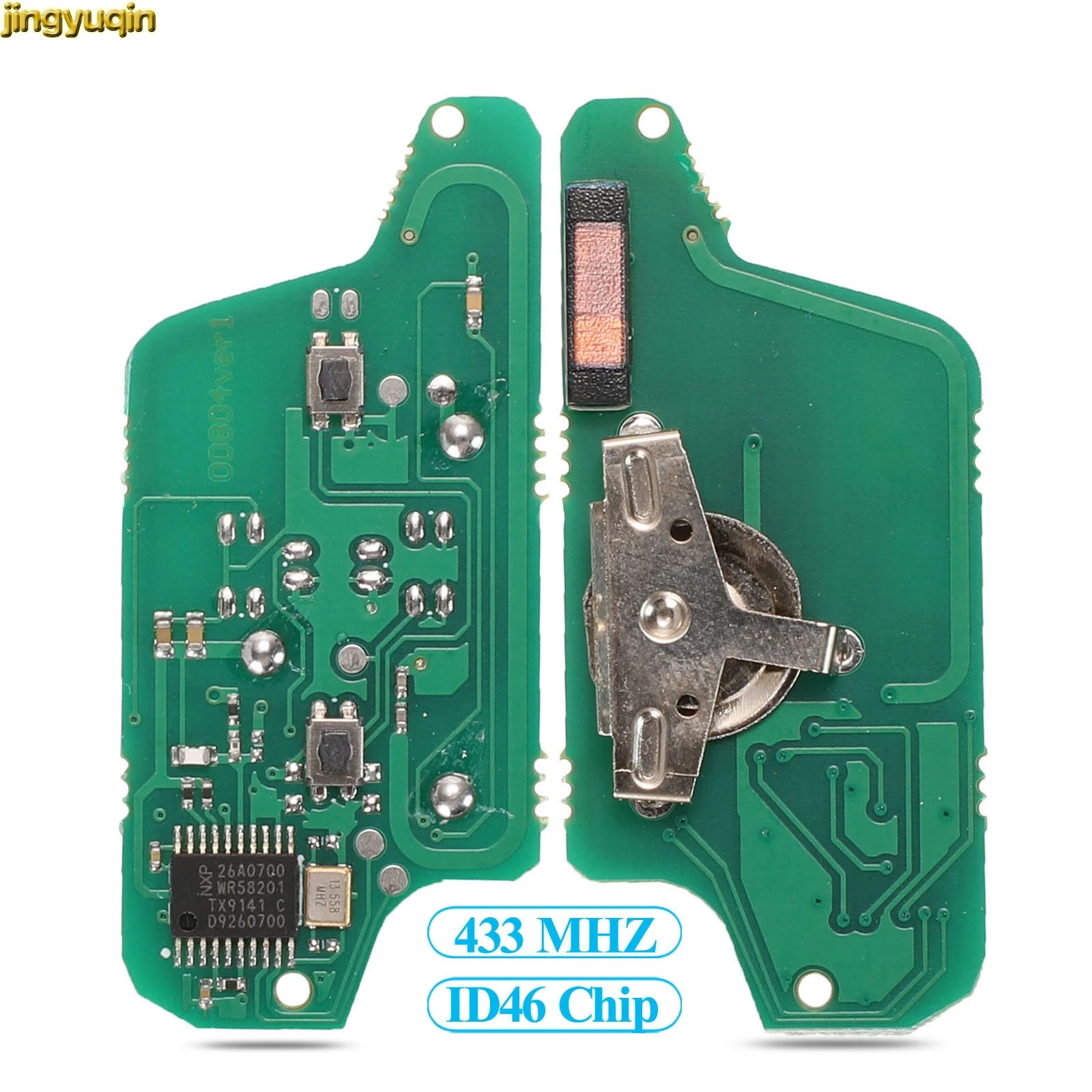 Remote Key Board FSK/ASK 433MHZ ID46 PCF7961 CE0536/0523 สําหรับPeugeot 307 308 407 408 Partner Citroen C3 C4 C5 C6 Picasso XSARA