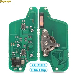 Afstandsbediening Toetsenbord FSK/VRAGEN 433 MHZ ID46 PCF7961 CE0536/0523 Voor Peugeot 307 308 407 408 Partner Citroen C3 C4 C5 C6 Picasso XSARA