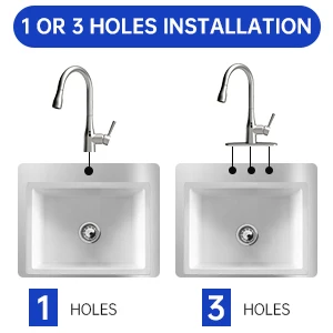 Touchless Smart Kitchen Sink Faucet, Monitoramento da Qualidade da Água, Pull Down Kitchen Tap, Sensor Infravermelho