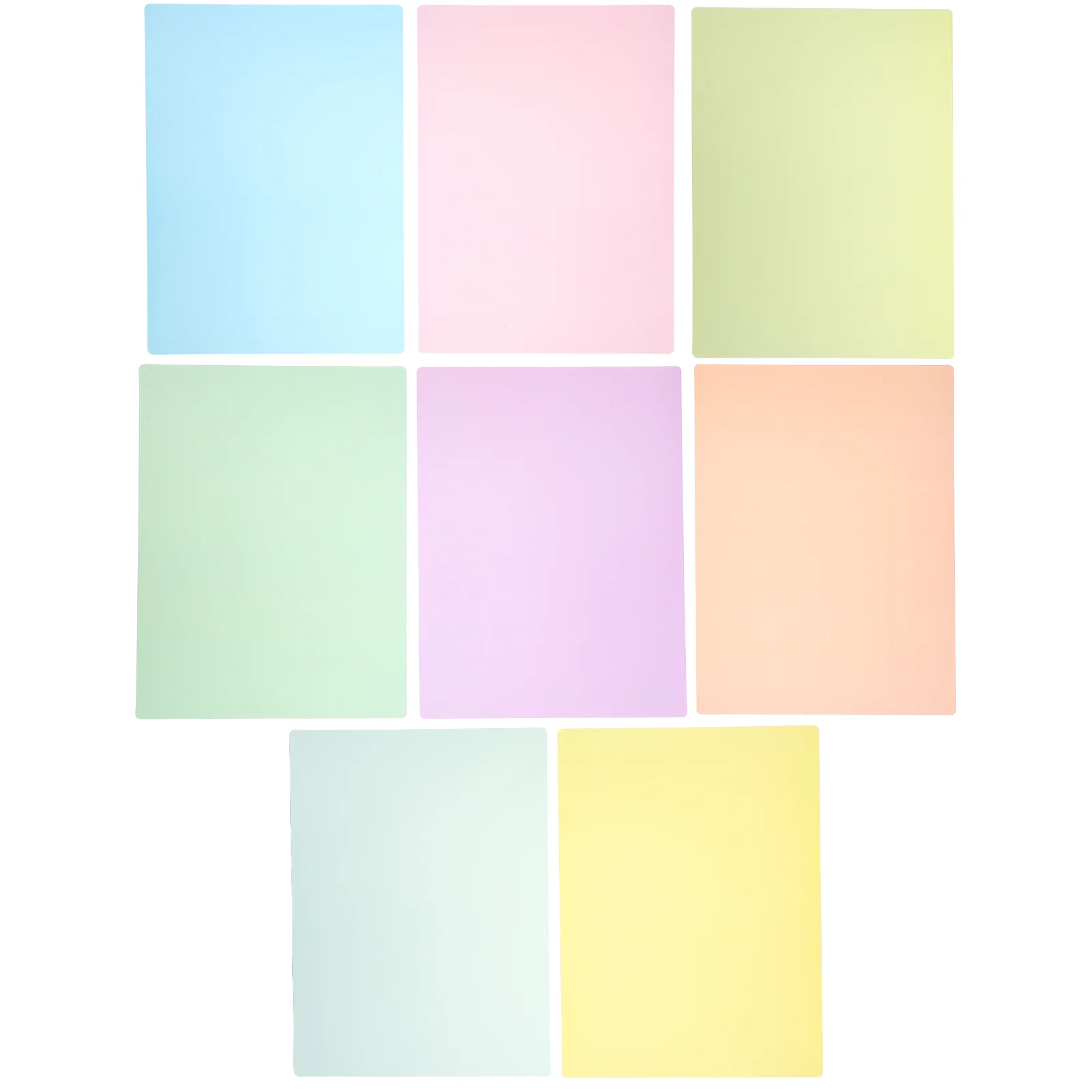 8 Pcs Transparent Bookmark Highlighter Strip Bookmarks Bright Strips Reading Tracking Rulers Pvc Colored Overlays Child Student