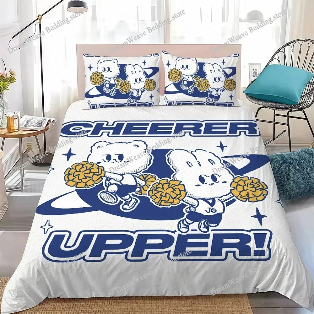 J-Jolly-Gee Art Illustration Duvet Cover Set Home Style Bedding Soft Laundry Cotton Bed Student Dormitory Gift519519
