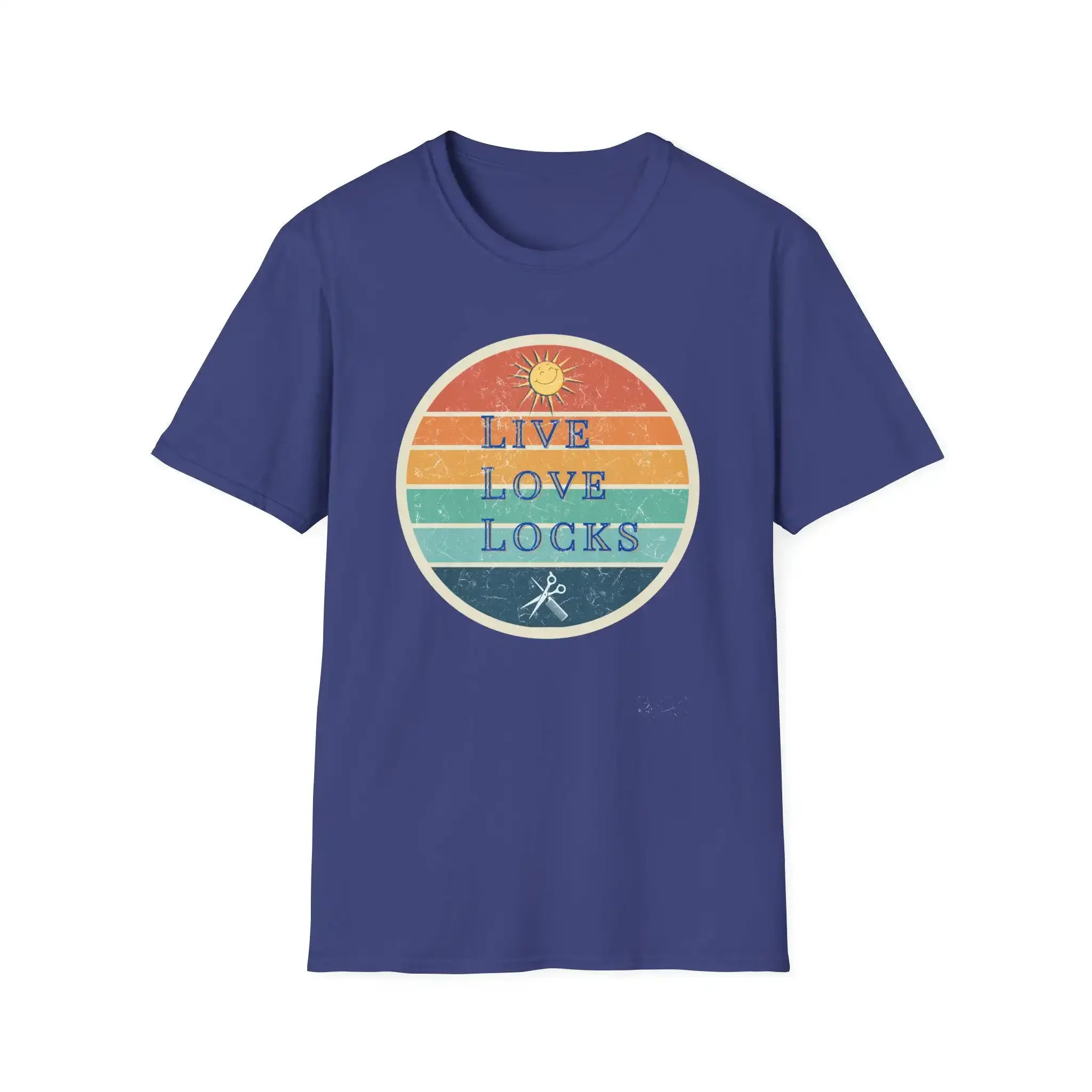 Live Love Locks T Shirt for Hair Stylists Hairdressers Summer Vibes Salon Apparel Lover