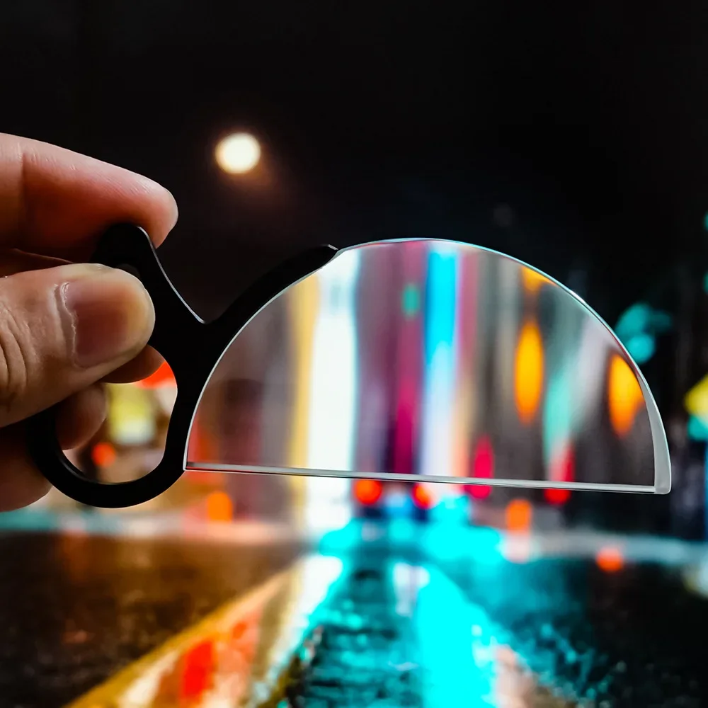 79mm 150mm Optical Prism Handheld Rapid Stretch Lens Filter One-Sided Motion Blur & Bokeh Effect Filter